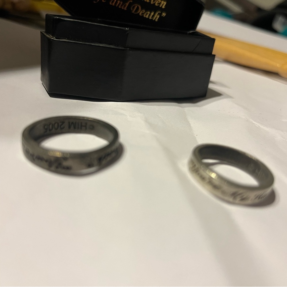 Heartagram him band rings rare